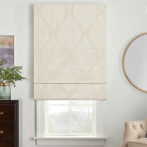 NEW Eclipse Carlton Damask 100% TOTAL Blackout 27" Cordless